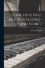 Concerto no. 1 in E Minor (two-piano Score) - Book