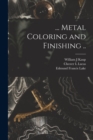 ... Metal Coloring and Finishing .. - Book