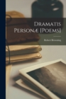 Dramatis Personae [Poems] - Book