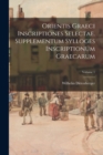 Orientis graeci inscriptiones selectae. Supplementum Sylloges inscriptionum graecarum; Volume 1 - Book