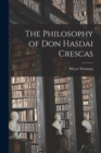 The Philosophy of Don Hasdai Crescas - Book