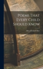 Poems That Every Child Should Know - Book