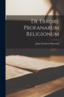 De Errore Profanarum Religionum - Book