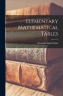 Elementary Mathematical Tables - Book