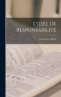 L'idee De Responsabilite - Book