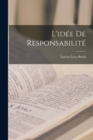L'idee De Responsabilite - Book