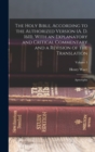 The Holy Bible, According to the Authorized Version (A. D. 1611), With an Explanatory and Critical Commentary and a Revision of the Translation : Apocrypha; Volume 1 - Book