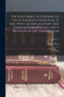 The Holy Bible, According to the Authorized Version (A. D. 1611), With an Explanatory and Critical Commentary and a Revision of the Translation : Apocrypha; Volume 1 - Book