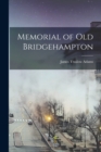 Memorial of Old Bridgehampton - Book