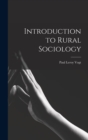 Introduction to Rural Sociology - Book