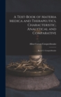 A Text-Book of Materia Medica and Therapeutics, Characteristic, Analytical and Comparative : By A. C. Cowperthwaite - Book