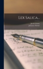 Lex Salica... - Book