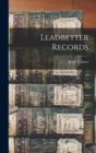 Leadbetter Records - Book