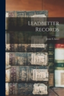 Leadbetter Records - Book