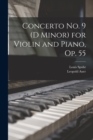 Concerto no. 9 (D Minor) for Violin and Piano, op. 55 - Book