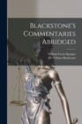 Blackstone's Commentaries Abridged - Book