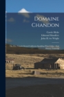 Domaine Chandon : The First French-owned California Sparkling Wine Cellar: Oral History Transcrip - Book