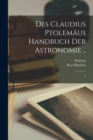Des Claudius Ptolemaus Handbuch der astronomie .. : 2 - Book