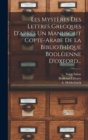 Les Mysteres Des Lettres Grecques D'apres Un Manuscrit Copte-arabe De La Bibliotheque Bodleienne D'oxford... - Book