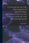 Catalogue of the Specimens of Hemiptera-Heteroptera in the Collection of the British Museum - Book