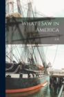 What I saw in America - Book