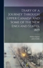 Diary of a Journey Through Upper Canada and Some of the New England States, 1819 - Book