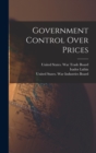 Government Control Over Prices - Book