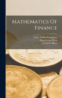 Mathematics Of Finance - Book