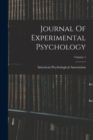 Journal Of Experimental Psychology; Volume 1 - Book
