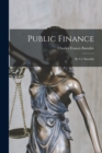 Public Finance : By C.f. Bastable - Book