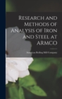 Research and Methods of Analysis of Iron and Steel at ARMCO - Book