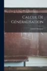 Calcul De Generalisation - Book