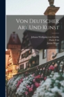 Von Deutscher Art Und Kunst - Book