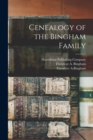 Cenealogy of the Bingham Family - Book