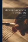 Mi-shire Avigdor Foyershin - Book