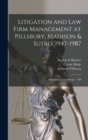 Litigation and law Firm Management at Pillsbury, Madison & Sutro, 1947-1987 : Oral History Transcript / 198 - Book