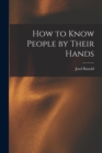 How to Know People by Their Hands - Book