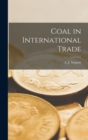 Coal in International Trade - Book