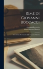 Rime Di Giovanni Boccacci : Testo Critico Per Cura Di Aldo Francesco Massera - Book