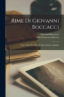Rime Di Giovanni Boccacci : Testo Critico Per Cura Di Aldo Francesco Massera - Book