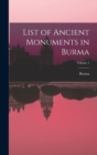 List of Ancient Monuments in Burma; Volume 1 - Book
