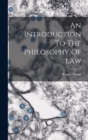 An Introduction To The Philosophy Of Law - Book