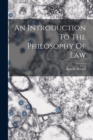An Introduction To The Philosophy Of Law - Book