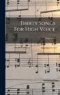 Thirty Songs For High Voice - Book