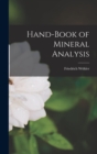 Hand-book of Mineral Analysis - Book