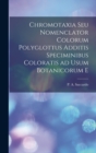 Chromotaxia seu Nomenclator colorum polyglottus additis speciminibus coloratis ad usum botanicorum e - Book