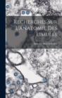 Recherches sur l'anatomie des Limules - Book