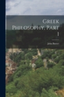 Greek Philosophy, Part 1 - Book