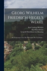 Georg Wilhelm Friedrich Hegel's Werke : Bd. Vorlesungen Uber Die Philosophie Der Geschichte... - Book