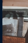 Remarks - Book